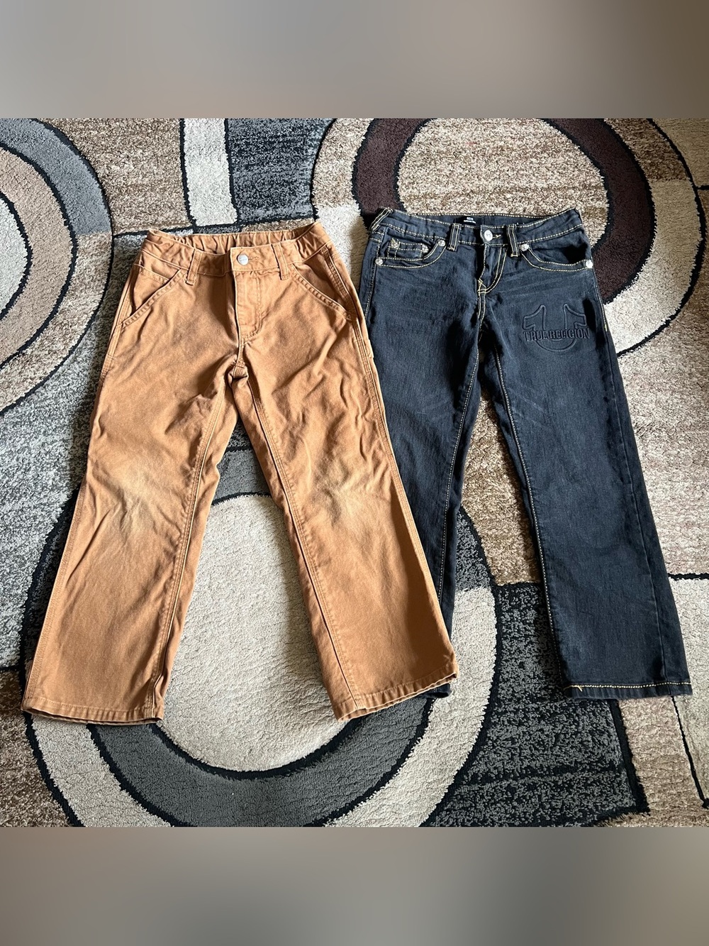 Boys True Religion And Carhartt Jeans Size 8 Set of 2